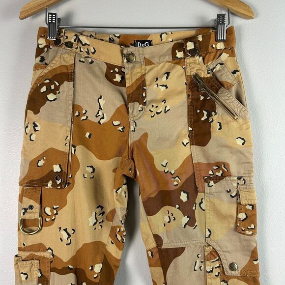 D&G Dolce & Gabbana Desert Camouflage Cargo Pants - IT 40 - Picture 3 of 14